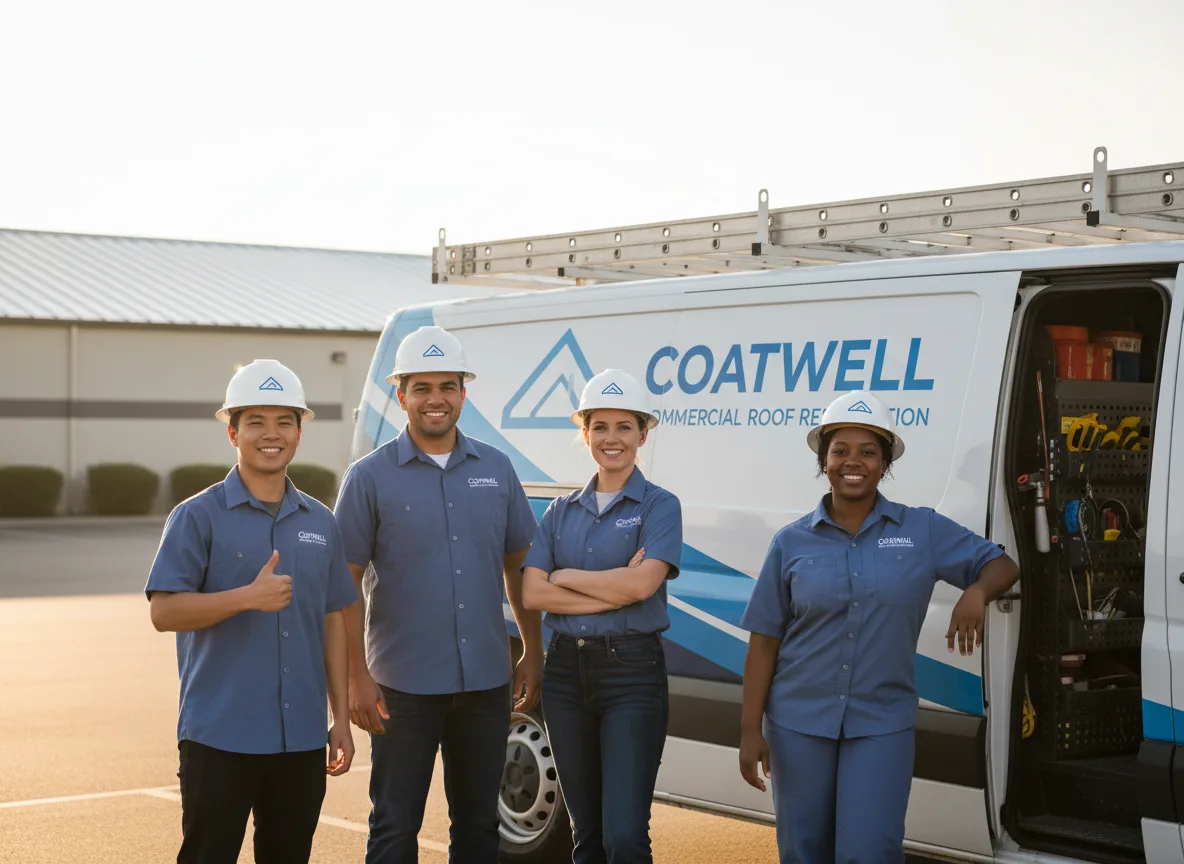 Commercial roof coating company in Rock Falls, IA